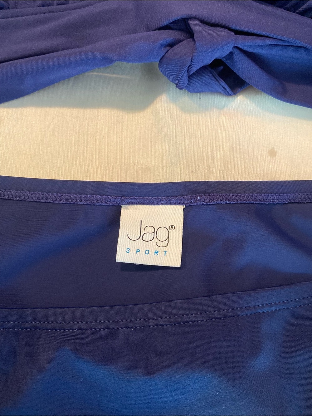 Vintage Jag Sport Navy Blue Halter Bikini Two-Piece Set - Picture 7 of 8